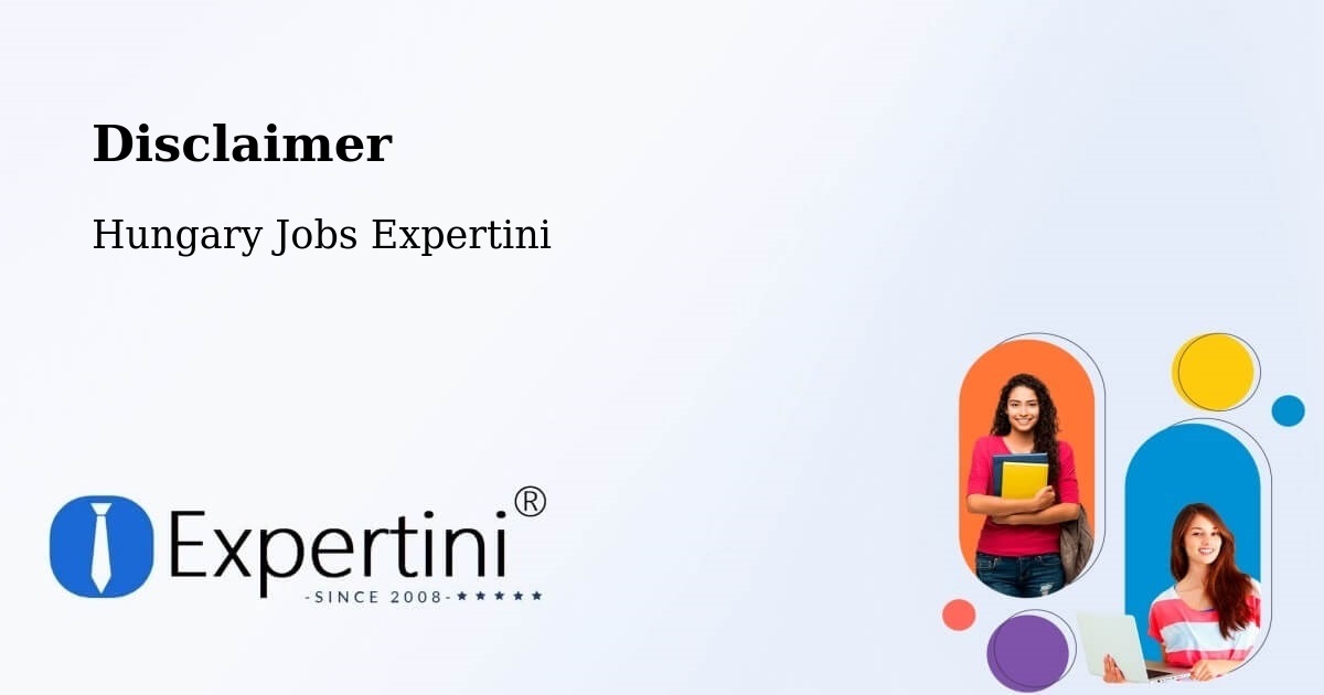 Disclaimer – Soproni Járás - Hungary Jobs Expertini