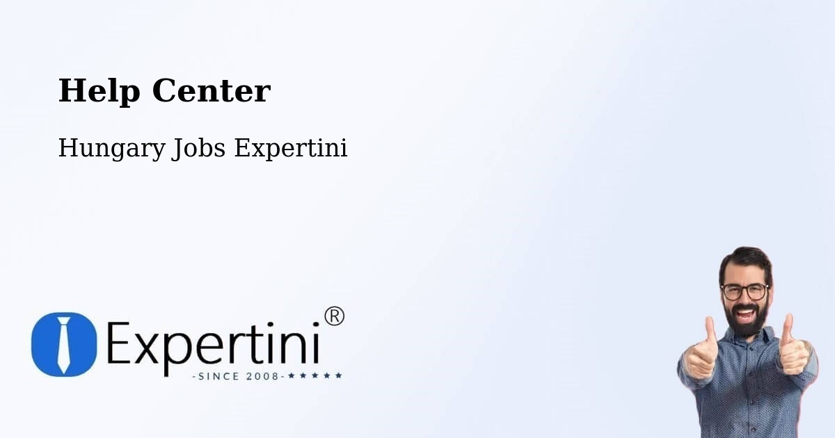 Help Center – Soproni Járás - Hungary Jobs Expertini